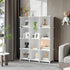 AWTATOS Cube Storage Organizer, 12 Cube Bookshelf DIY Plastic Closet Clothes Storage Shelves, Stackable White