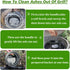 KAMaster Cast Iron Ash Can with Handle for Medium Big GreenEggs,Charcoal Ash Pot Green Egg Accessories Must