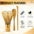 Bamboo Matcha Blender Set, Includes Matcha Whisk and Accessories for Tea Preparation