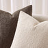 Pack 2 Cozy 22 22 Inch ANRODUO of Textured Boucle Throw Pillow Covers Soft Beige Euro Decorative Accent Solid Pillow