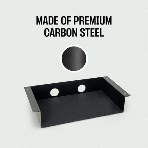Under Desk Storage Shelf, Carbon Steel Tray for Small Shelf Under The Desk, Gaming Desk Accessories, 7.5 * 8 * 2.8