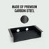 Under Desk Storage Shelf, Carbon Steel Tray for Small Shelf Under The Desk, Gaming Desk Accessories, 7.5 * 8 * 2.8