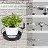 ARTORA 2 Pack Wall Mounted Plant Holder, Metal Flower Pot Wall Hanging Shelf Black Indoor Outdoor Decorative Floating