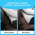 1 Pack Lumbar Support Pillow for Car Seat and Office Chair, Gaming Chair, Ergonomic Memory Foam Back Cushion Lower Back
