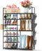 Kottwca 7 Tiers Shoe Rack Metal Shoe Organizer for Entryway Closet, 24-28