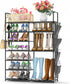 Kottwca 7 Tiers Shoe Rack Metal Shoe Organizer for Entryway Closet, 24-28