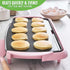 GreenLife 20” Extra Large Electric Skillet, Non-Toxic PFAS & PFOA-Free Ceramic Nonstick, Easy Clean, Pink