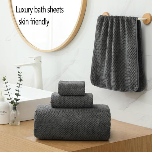 Towels,29x59 Inches 80% 20% (Charcoal,4 YTYC Extra Large Bath Towels for Bathroom Super Soft Quick Dry Light Weight