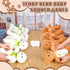 Seenelling 8 Sets Bear Blindfolded Diaper Changing Coed Baby Shower Games Kit Baby Dolls Bears Diapers for Bridal