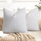 YCOLL Farmhouse Pillow Covers 22x22, Modern Accent Square Throw Pillow Covers Set