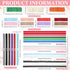 60 10 Geosar Baby Shower Games DIY Headband Making Kit Include Wooden Game Sign Elastic Cute Flowers Hairbands Round