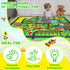 Mfmiudole Set 10 (4 6 Community 39.4"x59" Farm Play Rugs Gift - Vehicles Construction Trucks + Cars), Traffic Rug