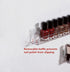 2 Pack,Clear Inserts,2 30 IEEK Nail Polish Rack Wall Mounted Shelf Kids Wall Bookshelf Acrylic Nail Polish Holder