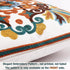 Decorative Couch Pillow Covers Set of 2, 18x18 inches, Embroidered Pattern Square Throw Pillows for Sofa Bed Chair