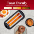 Elite Gourmet ECT5322 Long Slot 4 Slice Toaster, Countdown Timer, Bagel Function, Stainless Steel