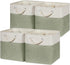Temary Cube for Shelves 11 Inch Bin 4Pack Fabric Storage Baskets for