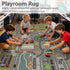 KEBEXXY Room,35X59Inch/90X150CM Kids Rug Play Mat Great for Playing with Cars and Toys,Educational Kid Road and Traffic
