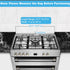 15.7" - 30" Stove Gap Filler, Slide-in Range Rear Filler Kit, Stainless Steel Backsplash for Stove, Range Gap Filler,