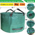 2-Pack 63 (D31,H19 4 Professional Gallon Lawn Garden Bags Big in) Yard Waste Bags with Gardening Gloves for Reusable