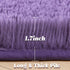6x6 junovo Round Rug Feet Fluffy Soft Area Rugs for Kids Girls Room Princess Castle Plush Shaggy Carpet Cute Circle