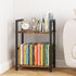 Katrawu 2 Assembly(2 Small Bookshelf for Small Space, Tier Industrial Bookcase,Narrow Book Case Storage Organizer Book