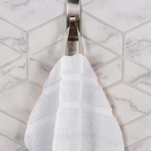 3-Piece Set, 1 1 1 Superior Cotton Towel Zero Twist, Waffle Border, Bathroom Essentials, Shower, Spa, Luxury Plush Soft