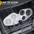 3 CraftyCrocodile Egg Slicer for Hard Boiled Eggs - Slice Modes Egg Cutter, Heavy Duty, Stainless Steel Dicer - Kitchen
