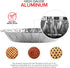 Stock Your Home 6 Inch Aluminum Foil Pie Pans, 50 Count Disposable Mini Pie Pans for Bakeries, Cafes, Restaurants