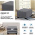 H.VERSAILTEX Square Ottoman Covers Ottoman Slipcovers Folding Storage Stool Furniture Protector Form Fit with Elastic