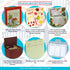 Meadowsweet Kitchens Recipe Card Holder Cookbook Mini 2 Ring Binder Organizer with 25 4 x 6 Cards