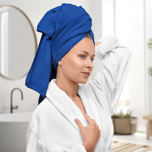 8 Set, 2 2 4 600 100% Avalon Towels Luxury Piece Blue Towels Bath Towels, Hand Towels and Washcloths, GSM Ring Spun