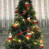 Cici & Jimmy 3.5 Dachshund Christmas Ornament with Gold Hanging String Cute Wiener Dog in Stocking Figurine for Tree