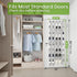 40 Closet 80 Unjumbly Over the Door Shoe Organizer with Large Breathable Mesh Pockets, Space Saving Shoe Holder