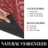 Yimobra Welcome Outdoor Front Door Mat, Heavy Duty Non-Slip, Rubber Backing, 29.5x17, Wine Red