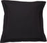 FRESH IDEAS Poplin Tailored Pillow Sham, Euro, Black