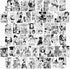 WOONKIT Anime Posters Pack - 50PCS 4X6 INCH MHA Anime Wall Collage Kit for Bedroom and Dorm Decor