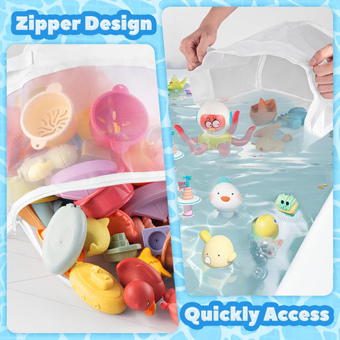 Organizer,1.55 UNEEDE Bath Toy Gallons Bathtub Toy Storage Organizer,Quick Access Bath Toy Holder For Bathtub,Baby