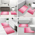Arotive Microfiber Bathroom Rugs, Shaggy Soft Non-Slip Bath Mat, Machine Washable, 24"x16", Pink
