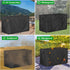 PC3404S Cart,Black-46''L 25''W 39''H Outdoor Grill Table Cover for Royal Gourmet Rolling Dining Table, Waterproof Cart