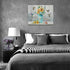 Bulldog Leather Works Abstract Hummingbird Sunflower Wall Art Canvas Inspirational Quotes Poster, 12x16 Inch