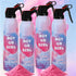 Large Gender Reveal Smoke Bombs 4 Packs, Pink Biodegradable Powder Spray for