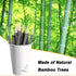 32 PCS Bling Candy Apple Bamboo Sticks, Caramel Apple Wooden Pointed Skewers with Rhinestones Diamond Mesh Wrap, Fruit