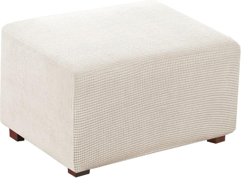 Flamingo P Stretch Fabric Ottoman Slipcovers Stretch Storage Ottoman Covers Foot Rest