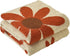 Brnabiou Ultra Soft Cozy Daisy Sunflower Knitted Throw Blanket Fluffy Microfiber Checkerboard Bed