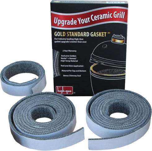 Gold Standard High Heat Gasket with Adhesive for Large Big Green Egg