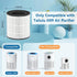Air Purifier Replacement Filter for D09 Air Cleaner, 3-in-1 True H13 HEPA Filter, 1 Pack