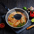 Tempered Glass Pan Lid, 8" Pot Cover with Heat Resistant Handle for Frying Pan, Skillet, Cast Iron, Wok