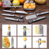 Stainless Steel Fruit Carving Knife Set, 5 Pack Vegetable Engraving Blades for Kitchen