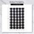 DII Basic Terry Collection Windowpane Dishtowel Set, 4 Piece, 16x26, Dark Green Check