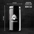 KOZO Black Glass Airtight Storage Jar, with UV Protection. Airtight Container with Humidity Pack. Keep your Serving Spices and herbs Fresh for Longer. Medium, Stylish 1 Oz Size (1 OZ - 500ml)